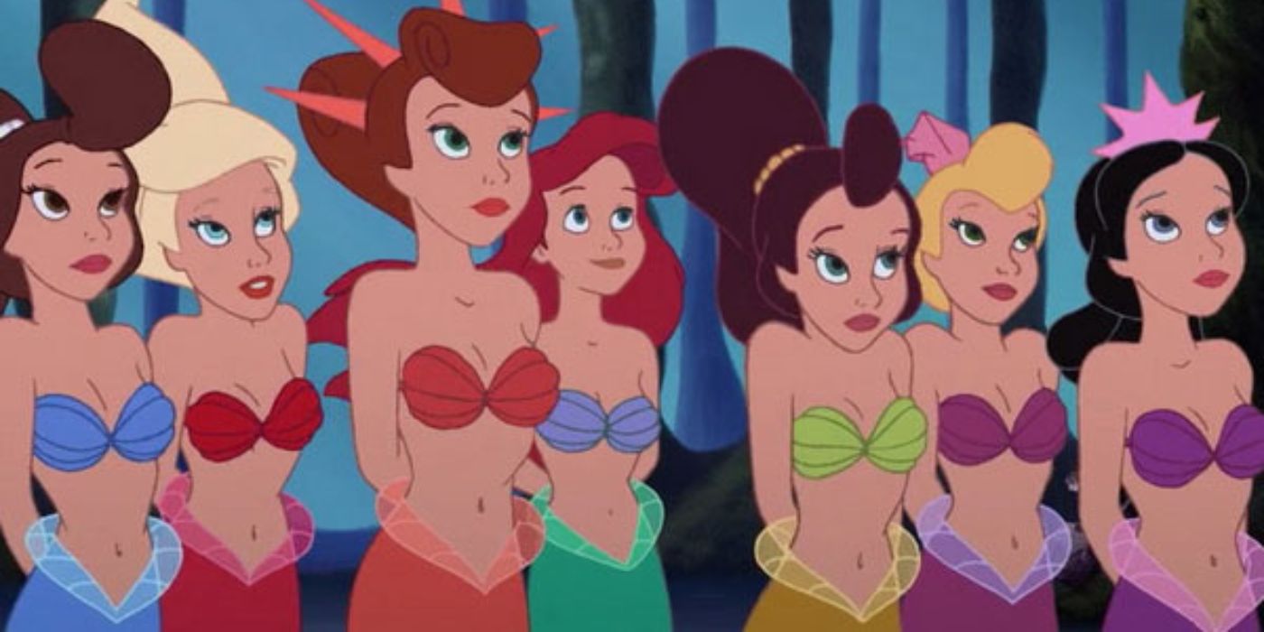 the little mermaid sisters