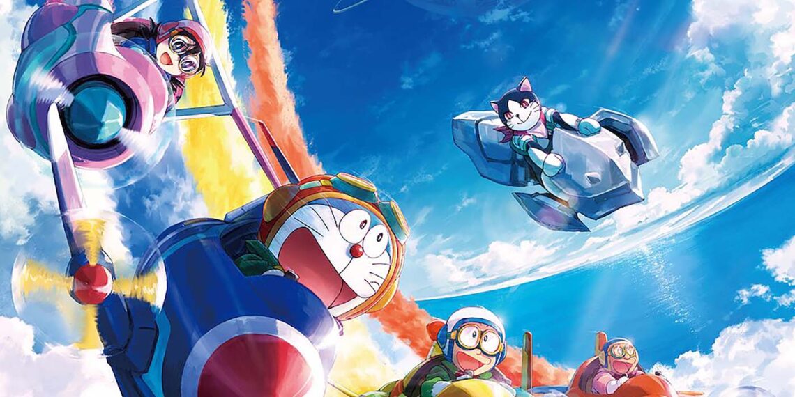 doraemon nobita's sky utopia poster